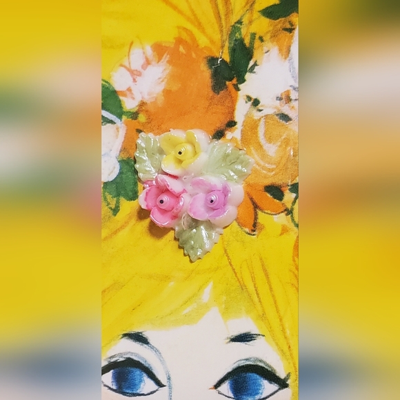 NOS Vintage 60s 70s 3D Flowers Happy Birthday Daughter Card with Envelope USA - Picture 3 of 8